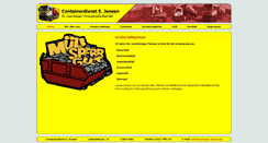 Desktop Screenshot of container-jensen.de